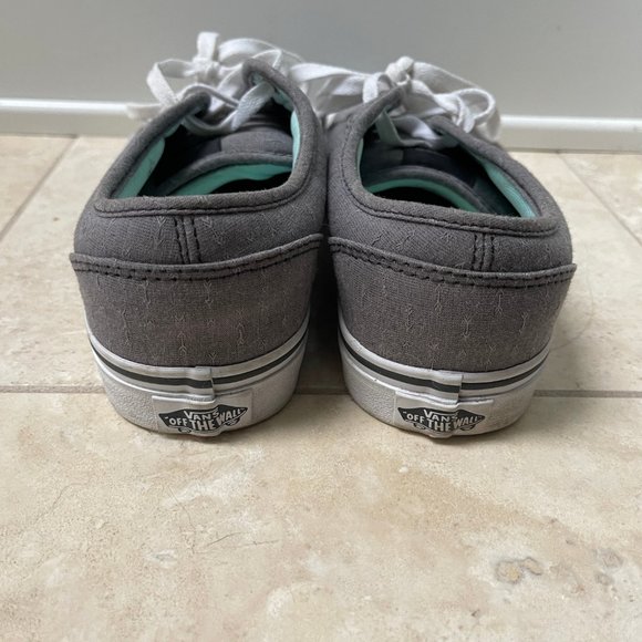 Women's Vans Authentic Sneaker Shoe, Size 8.5, runs large, Pewter/Blue Grey - Picture 3 of 9